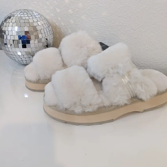 EMU Australia platform fluffy slide sherling - Picture 3 of 13